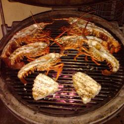 Baja Style whole lobsters